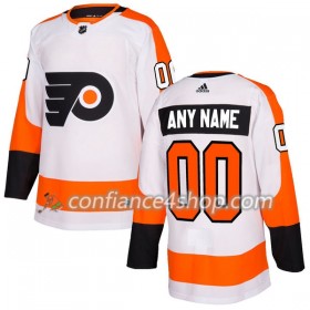 Adidas Maillot de Hockey Philadelphia Flyers Personnaliser 2017-2018 Blanc Authentic - Homme